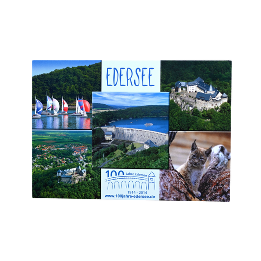 Postkarte (100 Jahre Edersee)