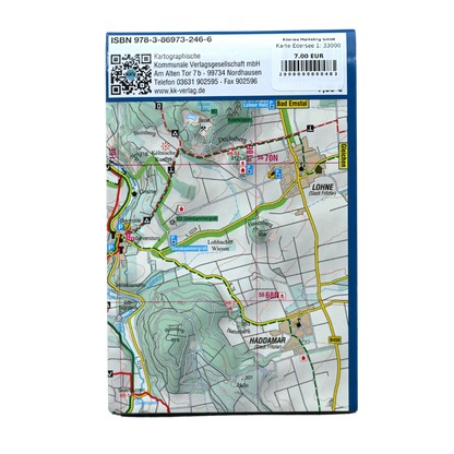 Rad- und Wanderkarte Kellerwald-Edersee 1:33.000