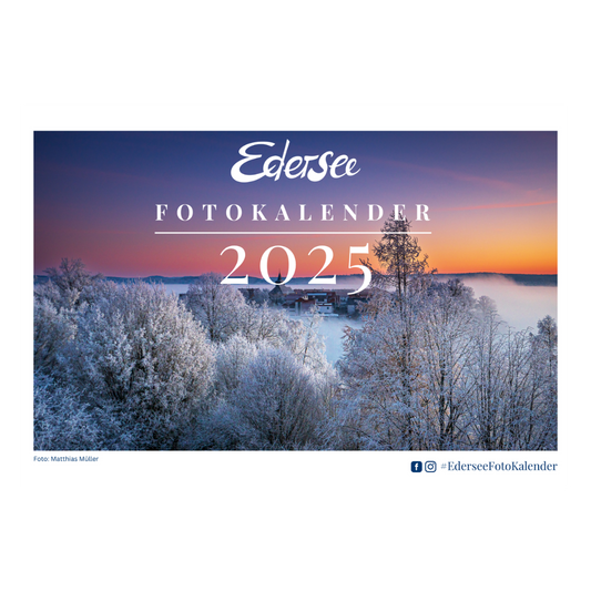 Edersee Fotokalender 2025 als A3-Wandkalender